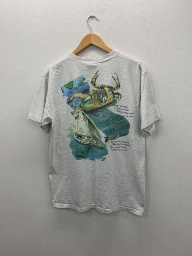 商品画像：Caribbean Soul/Tシャツ/L/コットン/GRY/プリント 2