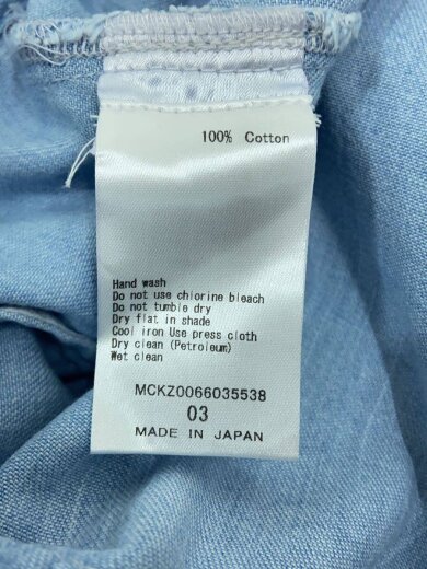 商品画像：SUMMER DENIM JACKET/3/コットン/IDG/MCKZ0066035538 4