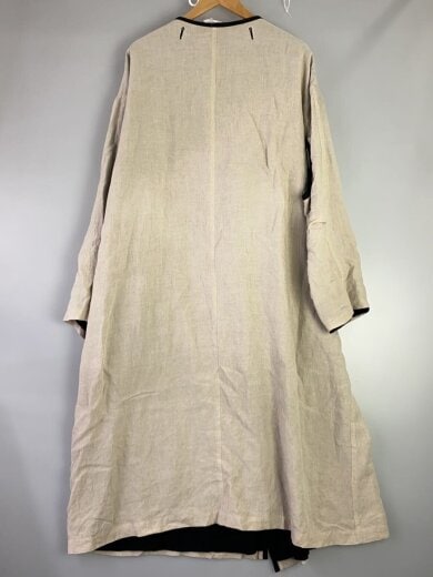 商品画像：コート/2/リネン/BLK/無地/YC-C03-301 2