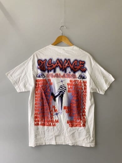商品画像：21/Tシャツ/L/コットン/WHT/プリント// 2