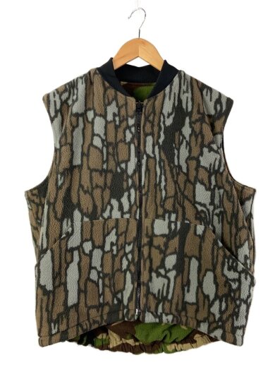 商品画像：ベスト/3/ポリエステル/KHK/カモフラ 1