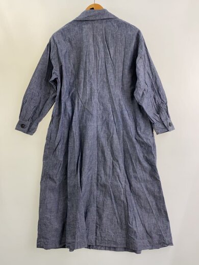 商品画像：長袖ワンピース/2/コットン/BLU/595-3158501 2