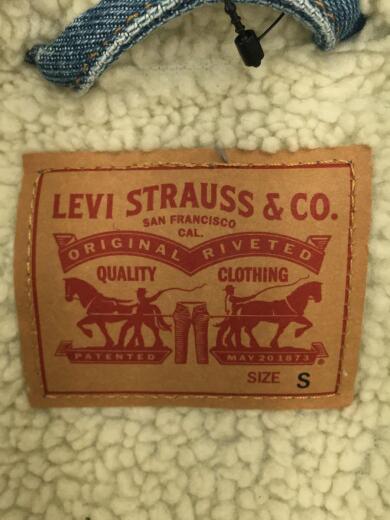 画像：Levi’sEx-boyfriend Sherpa Trucker Jacket ボア デニムトラッカージャケット S3