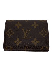 アンヴェロップ・カルト・ドゥ・ヴィジット_モノグラム・キャンバス/PVC/BRW/メンズ