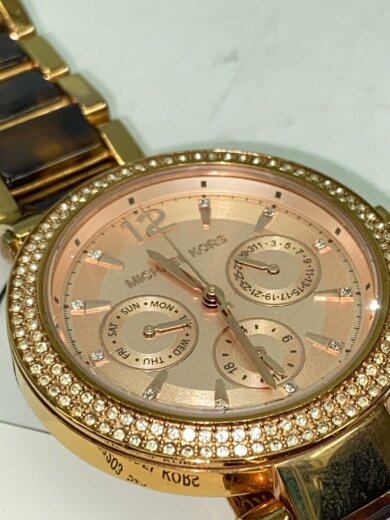 商品画像：クォーツ腕時計/アナログ/ステンレス/GLD/GLD/MK-5881 6