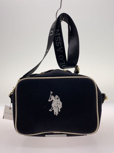 画像：U.S.POLO ASSN.ショルダーバッグ/--/BLK/無地1