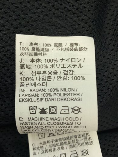 商品画像：ナイロンジャケット/M/ナイロン/BLK/FN5849-010 4