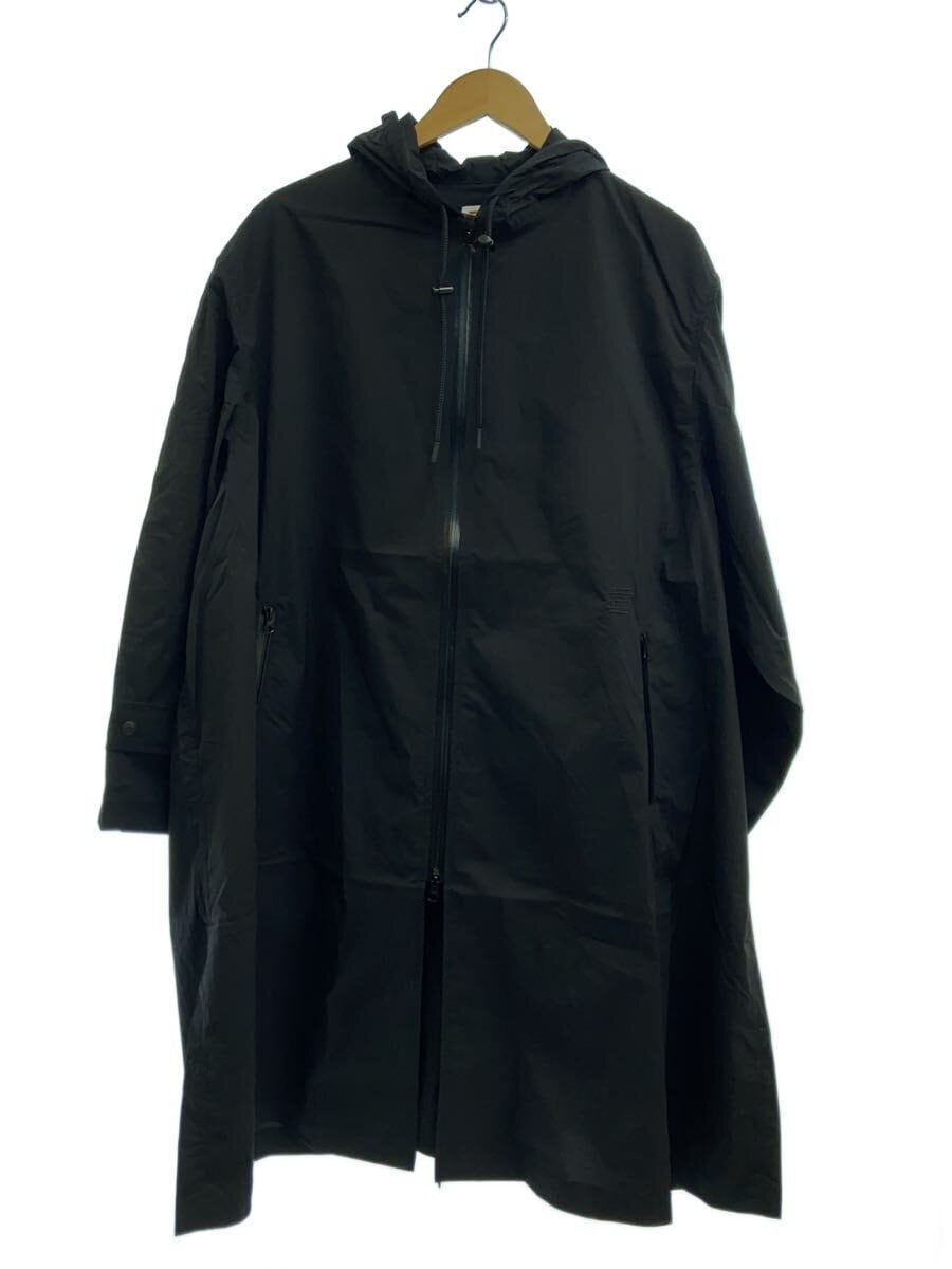 SEE SEE / コート/L/ナイロン/BLK/無地