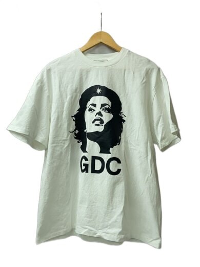商品画像：Tシャツ/L/コットン/WHT/プリント/GD0197 1
