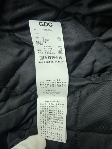 商品画像：スタジャン/L/ウール/BLK/GD0201 4