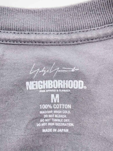 商品画像：26ss/Yohji Yamamoto × NEIGHBORHOOD TEE L/GRY/HK-T98-998 3