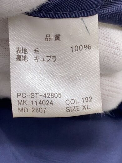 商品画像：テーラードジャケット/XL/ウール/NVY/ストライプ/2607// 4