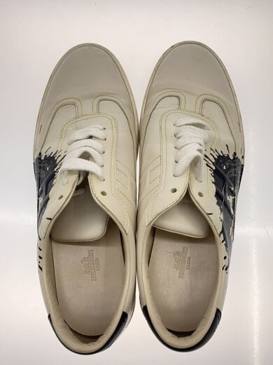 商品画像：クイッカー/ペイント/レザースニーカー/ローカットスニーカー/42/WHT// 3