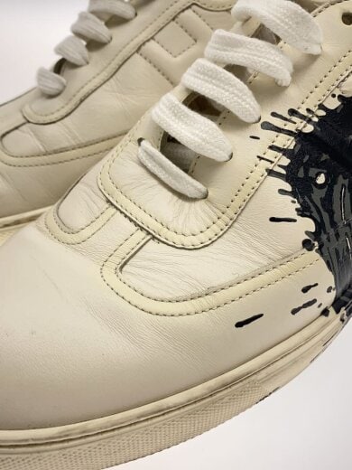 商品画像：クイッカー/ペイント/レザースニーカー/ローカットスニーカー/42/WHT// 6