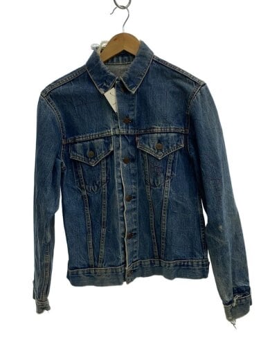 商品画像：60s-70s/ボタン裏525/BIG E/ハンドペイント/コットン/BLU/70505 1