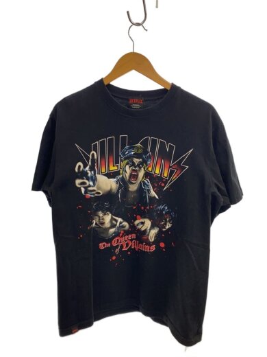 商品画像：NETFLIX/極悪女王/Tシャツ/L/コットン/BLK/nem-84060-c// 1