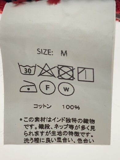 商品画像：ネルシャツ/M/コットン/RED/チェック// 4