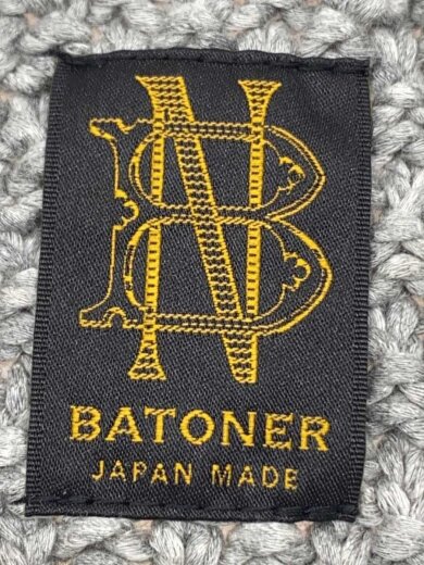 商品画像：ニット・セーター(厚手)/1/コットン/GRY/ボーダー/BN-15SL-05 3