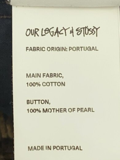 画像：OUR LEGACY × STUSSY×STUSSY WORKSHOP 長袖シャツ/--/コーデュロイ/BRW5