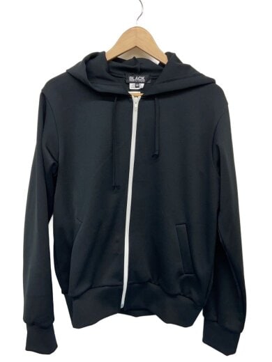 画像：BLACK COMME des GARCONSジップパーカー/M/ポリエステル/BLK/1Z-T502//1