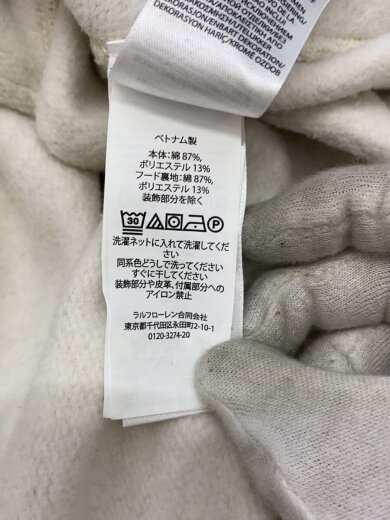 商品画像：ポロベア/パーカー/L/コットン/BEG 4