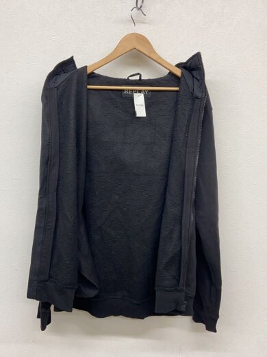 商品画像：ジップパーカー/XXL/コットン/BLK/M6278.000.22706// 3