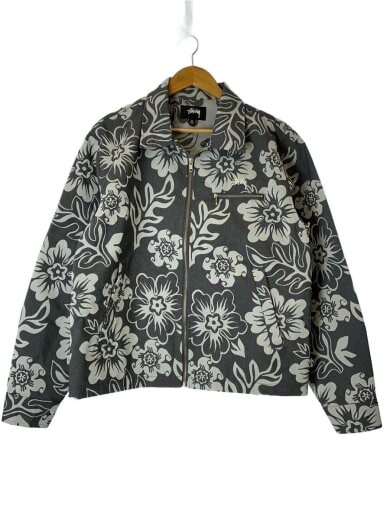 商品画像：ナイロンジャケット/S/ナイロン/GRY/総柄/115568 1