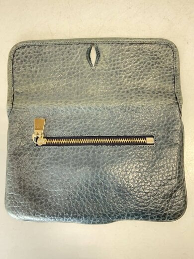 商品画像：ポーチ/レザー/BLU/無地 7