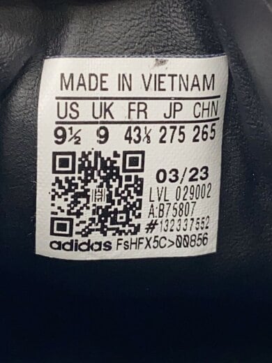 商品画像：ローカットスニーカー/27.5cm/BLK/レザー/b75807 5