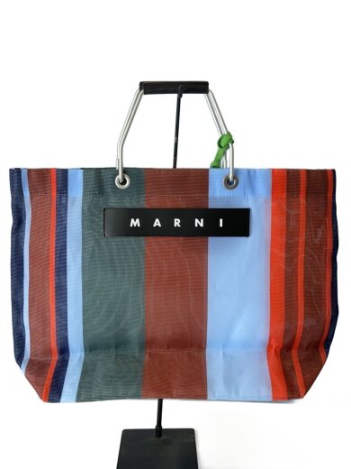 商品画像：トートバッグ/--/マルチカラー/ストライプ 1