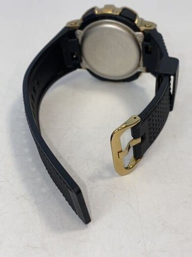 商品画像：クォーツ腕時計_G-SHOCK/デジタル/ラバー/GLD/BLK/SS 4