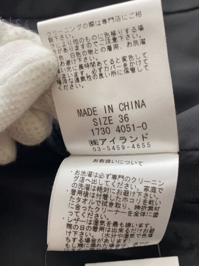 商品画像：レザージャケット・ブルゾン/36/羊革/BLK 4