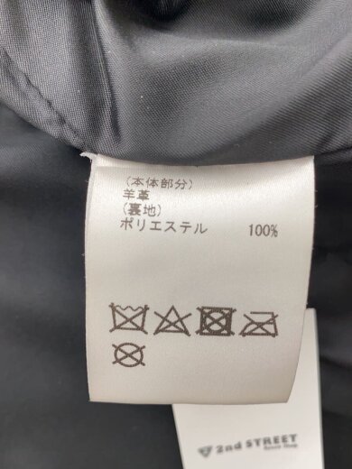 商品画像：レザージャケット・ブルゾン/36/羊革/BLK 5