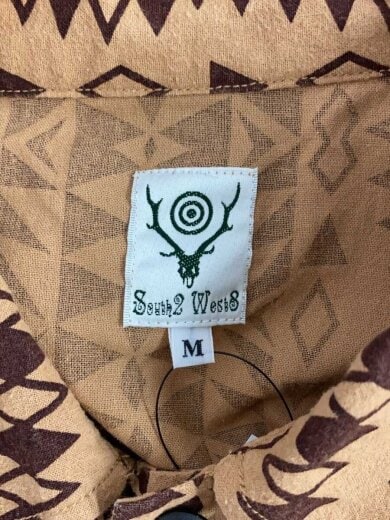 商品画像：長袖シャツ/M/コットン/BRW/無地/OT579 3