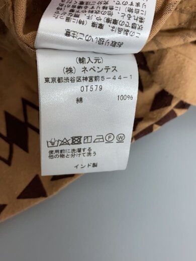 商品画像：長袖シャツ/M/コットン/BRW/無地/OT579 4