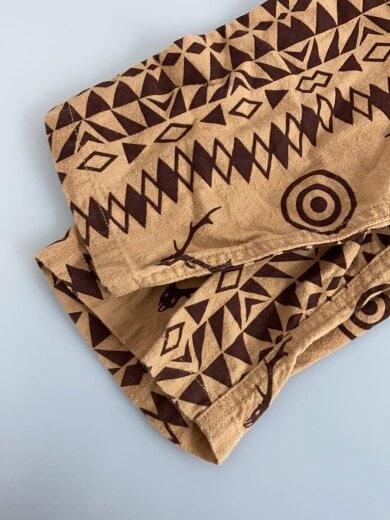 商品画像：長袖シャツ/M/コットン/BRW/無地/OT579 5