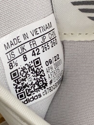 商品画像：ハイカットスニーカー/26.5cm/WHT/FZ6315 5