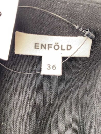 商品画像：長袖ワンピース/36/ポリエステル/BLK/無地/300FA233-1790 3