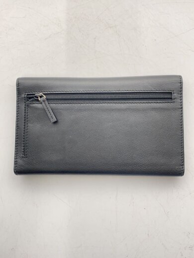 商品画像：長財布/牛革/BLK/無地/メンズ 2