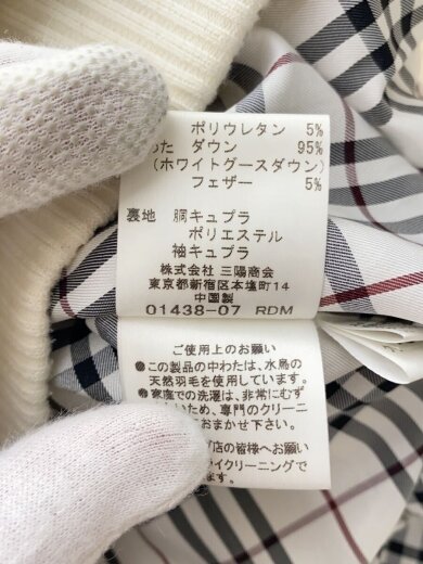 商品画像：ダウンジャケット/L/ナイロン/WHT 5