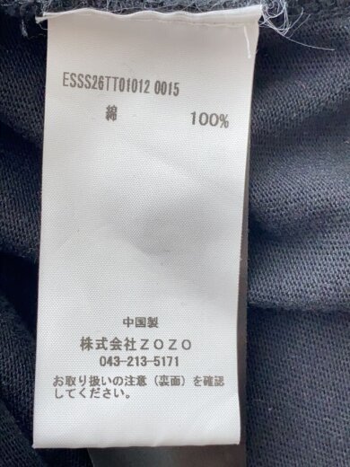 商品画像：Tシャツ/--/コットン/BLK/無地/UNU-25-2033// 4