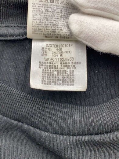 商品画像：Tシャツ/XXL/コットン/BLK/001TEL801330M 4
