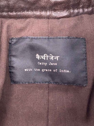 商品画像：レザージャケット・ブルゾン/2/羊革/BRW/無地/CJL011 3