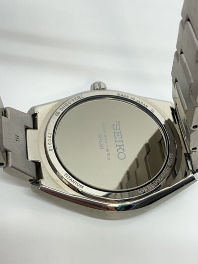 商品画像：ソーラー腕時計/アナログ/チタン/BLK/SLV/チタン/7B24-0BH0 3