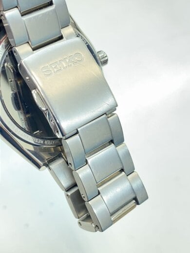 商品画像：ソーラー腕時計/アナログ/チタン/BLK/SLV/チタン/7B24-0BH0 7