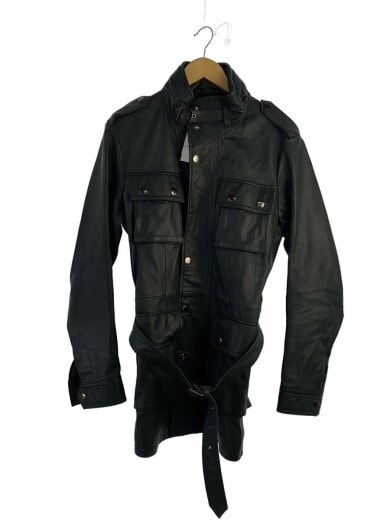 商品画像：レザージャケット・ブルゾン/L/羊革/BLU/6-2060-8010-3 1