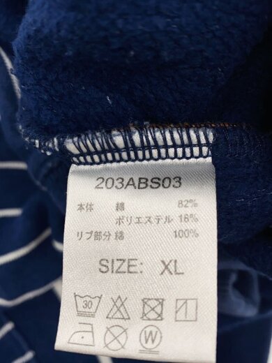 商品画像：パーカー/XL/コットン/BLU/203ABS03 4