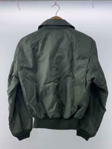 商品画像：フライトジャケット/XS/ナイロン/KHK/無地/5CW36P 2