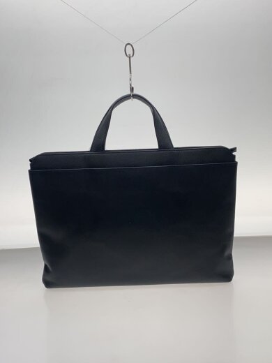 画像：TRIONトートバッグ/レザー/BLK/無地3