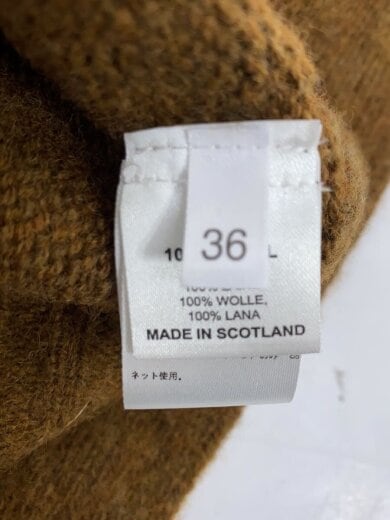 商品画像：ニット・セーター(厚手)/36/ウール/BRW 4